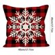 thumbnail image 3 of Xihbxyly Oferta del día Liquidación Fundamentos de almohada en diseño árbol de Navidad 18 x 18 pulgadas, decoración festiva para el hogar, sofá y oficina, cierre de cremallera de poliéster lavish máq, 3 of 4