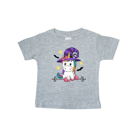 

Inktastic Halloween Girls Unicorn Witch Outfit Gift Baby Girl T-Shirt