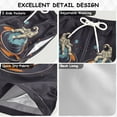 thumbnail image 2 of FORMRS Boys Swim Trunks Quick Dry Mesh Liner Boardshorts Sizes XS-XL, Black Astronaut Record, 2 of 7