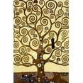 thumbnail image 2 of Klimt, Gustav 13x18 Black Ornate Wood Framed with Double Matting Museum Art Print Titled - The Tree Of Life, 2 of 4