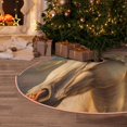 thumbnail image 6 of KLL Rainbow White Horse Christmas Tree Skirt 30" ,Party Decorations Farmhouse for Christmas Decorations Holiday Party, 6 of 6