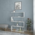 thumbnail image 3 of Ada Home Decor Mairmount 4 Tier Bookcase, White, 3 of 7