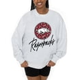 thumbnail image 2 of Women's Gameday Couture Ash Arkansas Razorbacks Premium Fleece Pullover Sweatshirt, 2 of 5