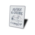 thumbnail image 4 of Alaska is Calling Sign, 4 of 4