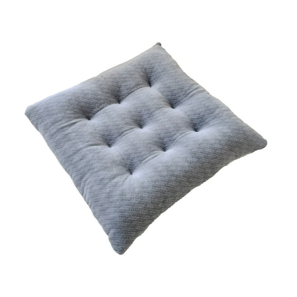 Cojín de asiento para Silla Espesado Cojín de Peluche de Invierno 40x40cm, Antideslizante para Sofá Decoración de la Silla de Oficina Rosa Púrpura Azul Café Gris