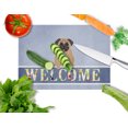 thumbnail image 2 of Carolines Treasures BB5586LCB Pug Brown Welcome Glass Cutting Board - Large, 2 of 2
