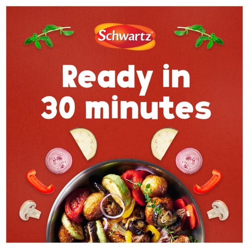 Schwartz Mediterranean Roasted Vegetables 30g, British Import (Pack of 3)
