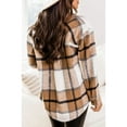 thumbnail image 4 of Rosvigor Flannel Shirts for Women Plaid Jackets Long Sleeve Shackets Womens Button Down Coats Warm Blouses, 4 of 7