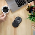 thumbnail image 2 of onn Silent Wireless Mouse with 5 Buttons and 1600 DPI, Gray Stone, 2 of 11