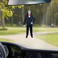 thumbnail image 2 of Adornos para árbol de películas de terror, adornos colgantes creativos de terror para Halloween, adornos colgantes de terror para coche, mini adornos para árbol de Halloween, adornos navideños para de, 2 of 3