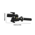 thumbnail image 4 of Simulación de coche Parachoques trasero Gancho de remolque Remolque desmontable Montaje trasero Receptor de enganche de caída para modelo de vehículo Mini automóvil Suministros negro Advancent FN000769-01, 4 of 7