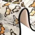 thumbnail image 6 of SKYSONIC 2'X6' Vintage Butterfly Theme Runner Rug with Rubber Backing, Spring Retro Theme Non Slip Entryway Rug Runner Washable Soft Area Rug Carpet for Hallway Bedroom Kitchen Decor, 6 of 6