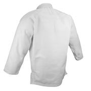 BJJ Jiu Jitsu Gi Jacket Top Only, 100% cotton Preshrunk, Single weave White Top