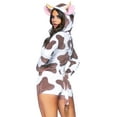 thumbnail image 2 of Leg Avenue Women's Cozy Brown Cow Romper, 2 of 4