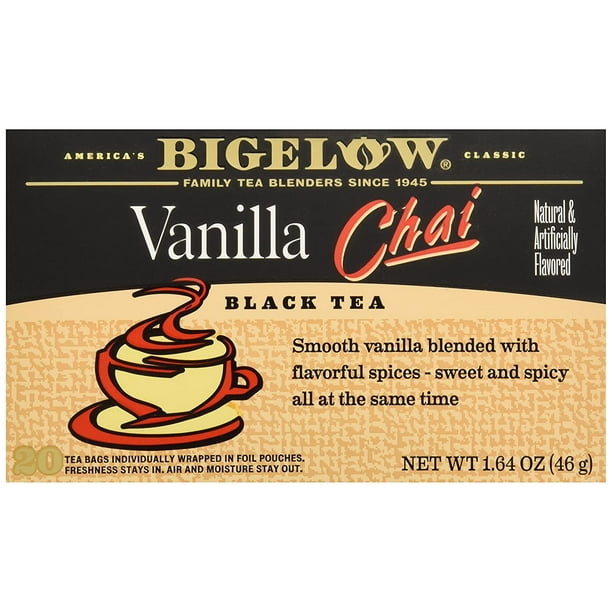 Bigelow Vanilla Chai Tea Bags 20 ct