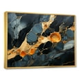 thumbnail image 2 of Designart "Guardian Black Obsidian" Spiritual Stone Floater Framed Canvas Prints, 2 of 5