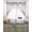 Dark Red, variant on Spring Floral Swag Curtains for Living Room/Bedroom Windows, Elegant Flowers Farmhouse Botanical Kitchen Curtains and Valances Set 36 Inch Length, Light Filtering Swags Valance Curtain Panels
