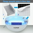 thumbnail image 6 of KAPAS Indoor 10W Wall Sconce Blue Light Trap with 3 Glue Paper, Bug Zapper and Insect Killer with UV Light for Capturing Flies, Moths and Other Flying Insect, 6 of 9