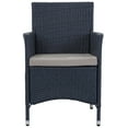 thumbnail image 4 of Safavieh Kendrick Outdoor Patio Wicker Chair, Set of 2 - Titanium/Sand, 4 of 7