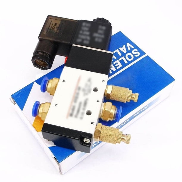 Rooha 4V21008 DC24V Solenoid Pneumatic Valve 5 Port 2 Position AND