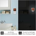 thumbnail image 5 of Squirrel LED Square Night Light - Energy Efficient Plug-in Nightlight with Auto Sensor for Bedroom, Bathroom, and Hallway - Soft Glow Illumination - White, Pack of 2, 5 of 6