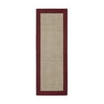 thumbnail image 2 of (2 pack) Mainstays Farmhouse Faux Sisal Olefin Red Border Indoor Runner Rug, 1'9"x5', 2 of 10