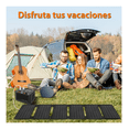 thumbnail image 2 of Cargador Solar Plegable Flexsolar De 40w Para Camping Malubero Negro, 2 of 4
