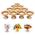 thumbnail image 4 of 10* Gold Flower Vases Trumpet-shaped Gold Wedding Party Centerpiece Flower Vase, 4 of 16