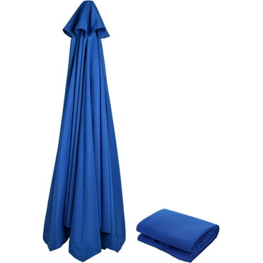 Replacement Umbrella Canopy for 3 m 6 Rib Patio Umbrella Fabric Replacement Outdoor Market Umbrella Top (Canopy Only)(Tan) Blue,navy 6 Ribs