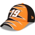 thumbnail image 3 of Men's New Era Black/Orange Martin Truex Jr 9FORTY Zig Zag Snapback Adjustable Hat, 3 of 5