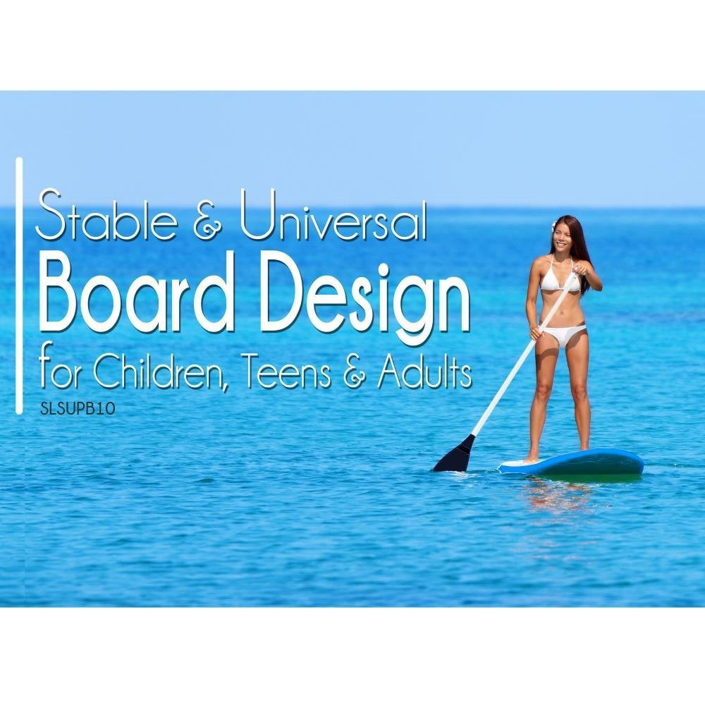 SereneLife PRTSLSUNEWFIN Stand-Up Inflatable Paddle Water Fin for SereneLife Thunder Wave Inflatable SUP Stand-Up Paddle Boards SLSUPB10 and SLSUPB20