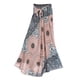 thumbnail image 1 of Falda larga estilo bohemio hippie, falda con estampado floral, sin tirantes Blanco, 1 of 5