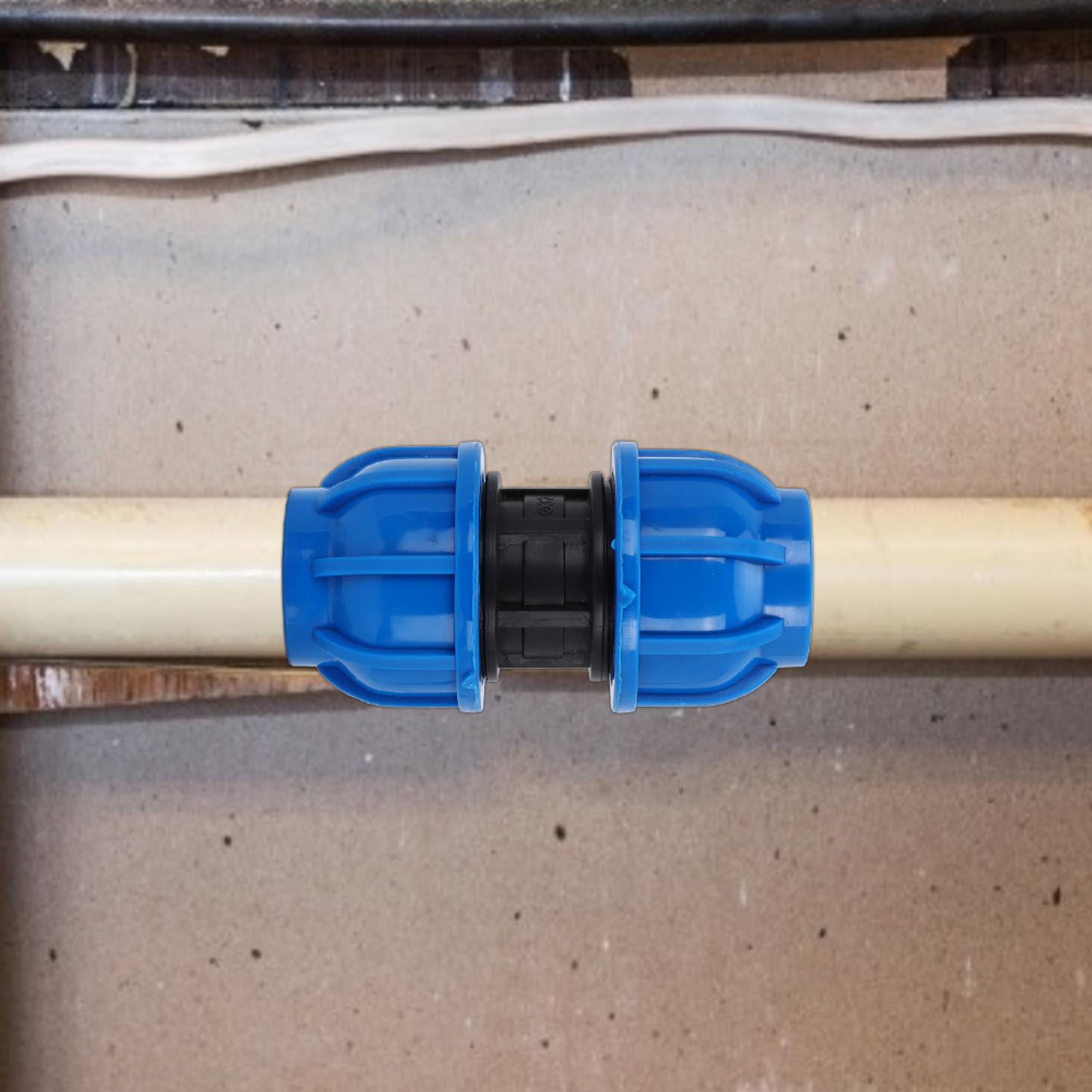 PE Plastic Water Pipe Connector, 32mm To 32mm Pipe Connection, Home For