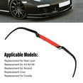 thumbnail image 3 of Front Lip Spoiler, Bumper Separator Impact ,Front 114cm Replacement For  Leon Red, 3 of 8