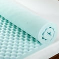 "Mellow Twin Size 3"" Cooling Gel Egg Crate Memory Foam Mattress Topper"