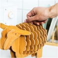thumbnail image 4 of Posavasos de madera con forma de oveja, decoración para el hogar, posavasos reutilizables, aislantes térmicos, ideales para regalos navideños, accesorios y adornos. 11 piezas, 4 of 8