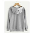 thumbnail image 3 of Women Hoodie Long Sleeve Pullover Cat Ear Jumper Sweatshirt Casual Tops, 3 of 3