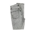 thumbnail image 3 of DSTLD Womens Acid Wash Straight Leg Jeans, Grey, 24 Regular, 3 of 3