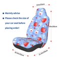 thumbnail image 3 of Yiaed coffee love cup winter Print Car Seat Covers,Universal Auto Seats Protector Fits for Car,SUV Sedan,Truck,Automotive Seat Covers & Accessories, 3 of 5