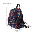thumbnail image 3 of FORMRS School Backpack with Front Zippered Pocket 12" Student Travel Daypack, Purple Dragon Scales Pattern, 3 of 6