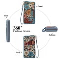 thumbnail image 5 of GAEKEAO Womens Wallet RFID Blocking Zip Around Wristlet Wallets, 5 of 7