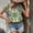 Army Green, variant on Blczomt Womens Tops Short Sleeve Trendy 2025 Summer Shirts Loose Batwing Sleeve Keyhole Neck Green Blouses Women