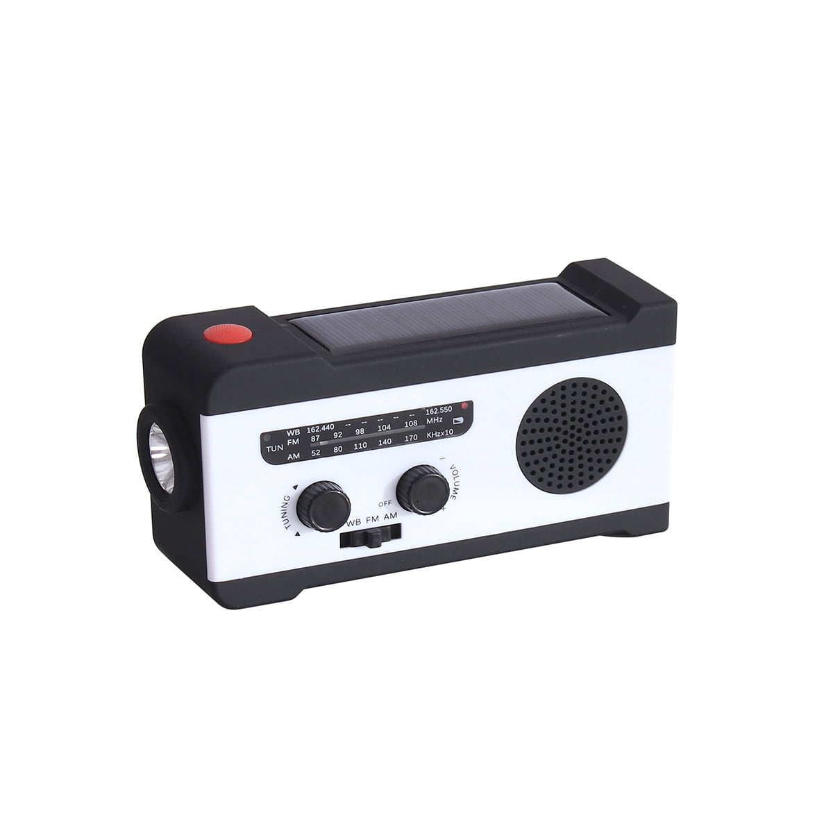 NUOLUX Portable Radio FM Receiver Emergency Radio with Digital Alarm