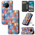 thumbnail image 1 of Compatible With Nokia X100 5g Case Colorful Wallet Card Slot Pu Leather Kickstand Magnetic Rfid Blocking Cover, 1 of 3