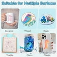 thumbnail image 3 of Rotuladores con purpurina HOTU, 12 colores brillantes, tinta a base de agua, 3 of 5