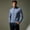 Blue, variant on YTCAMLO Long Sleeve Workout Shirts for Men Fashion Letter Printed Quarter Zip Sun Shirt Stretch Quick Dry Golf Gym Pullover Tops