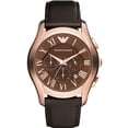 thumbnail image 1 of Rose Gold-Tone Leather Chronograph Mens Watch AR1701, 1 of 1