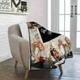 thumbnail image 5 of Custom Xmas Photo Blankets Personalized Picture Couples Customized I Love You Family Hallmark Movie Watching Blanket for Wife Husband Girlfriend Boyfriend - 2 Photos Merry Christmas, 5 of 6