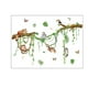 thumbnail image 5 of Animales Pegatinas de pared Monkey Cadenas de pared de la pared Fotografía Mural Decoración del hogar Decoración de arte del hogar, 5 of 9