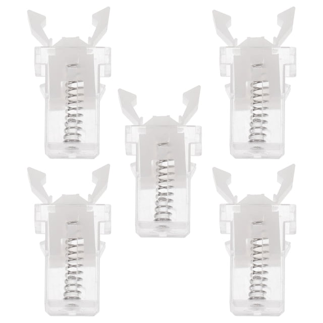 FOMIYES 10Ud Botón Pulsador Transparente Para Pestillo De De Basura Con Práctico Y Fácil Instalación